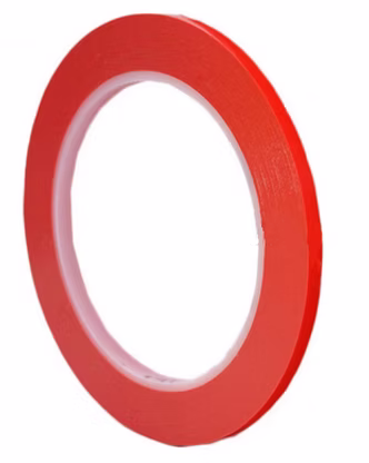 Rouleau scotch rouge 5mm